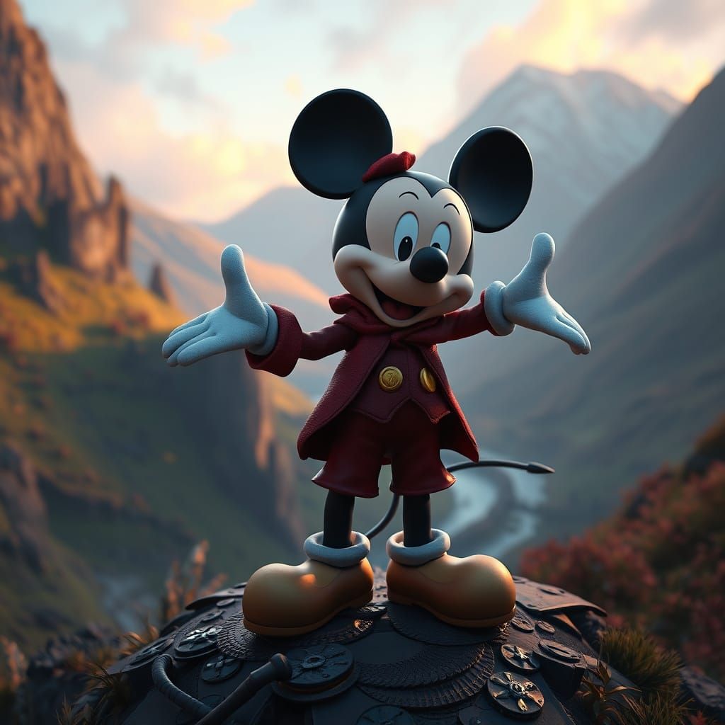 Mickey in Enchanted Scottish Highlands