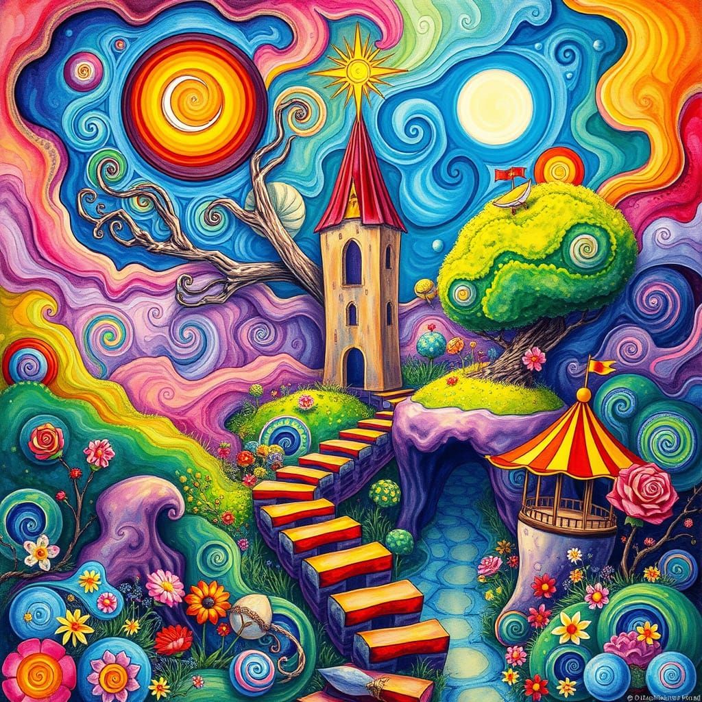 Partaker of the Divine Nature in Vibrant HDR Colors