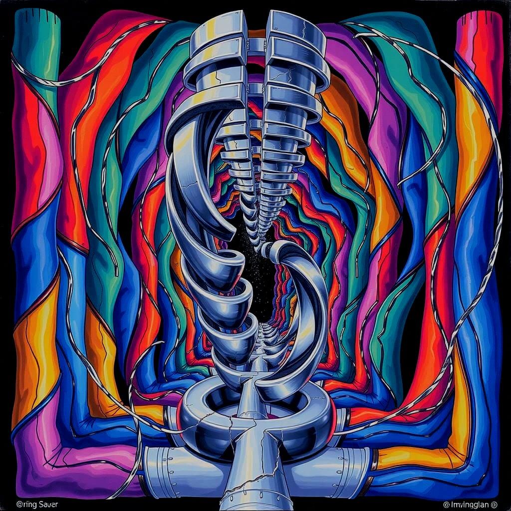 Abstract Forms of Twisting and Warping Shapes