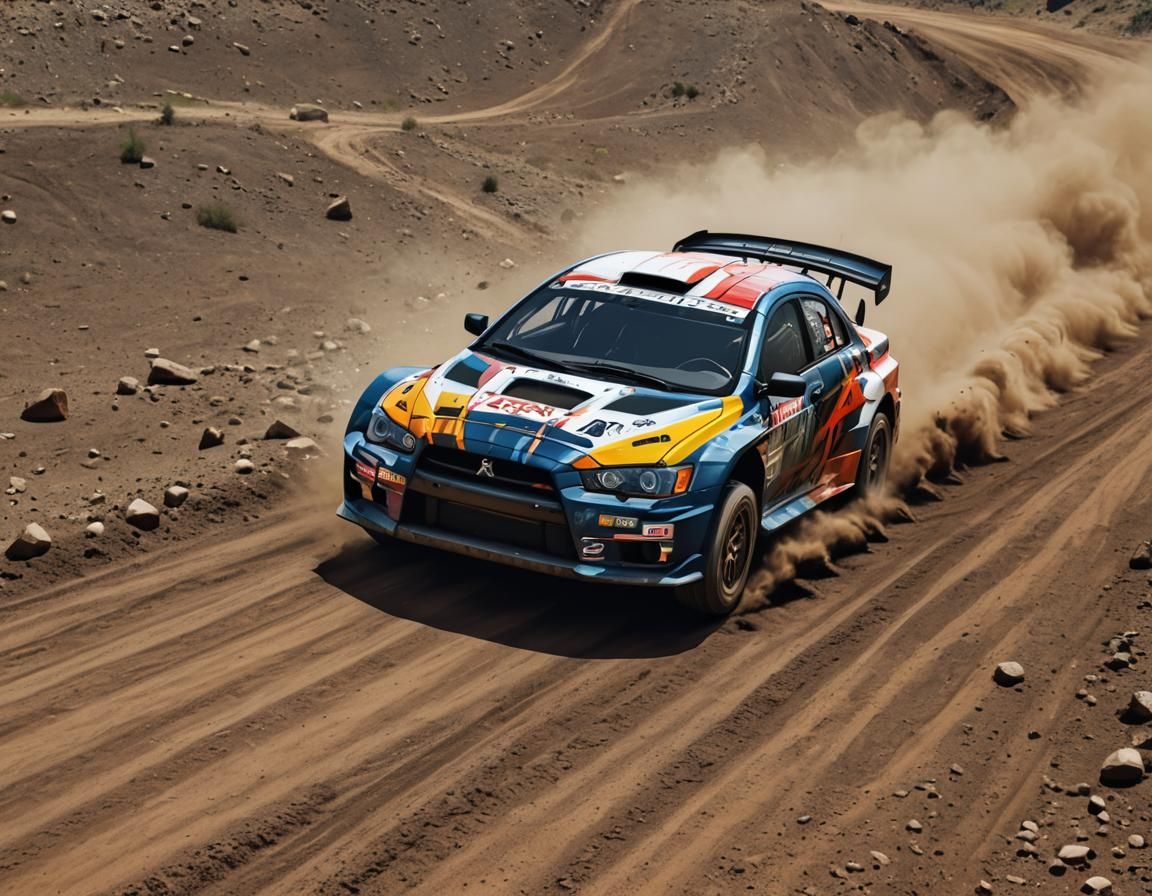 Mitsubishi Evo X Rally Car