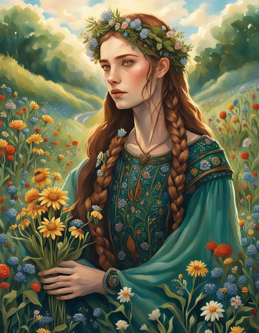 Ostara /Eostre, german goddess of the spring.
