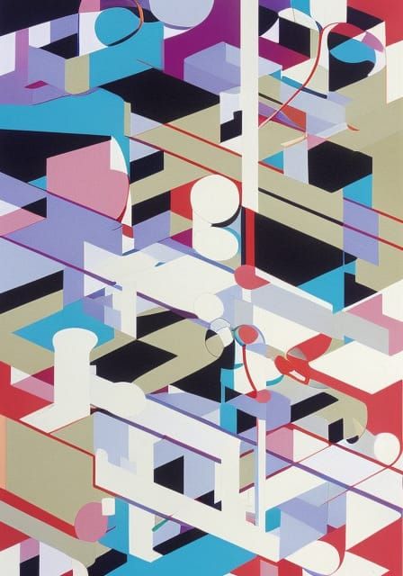 3D Graphic Score in Modernist Style