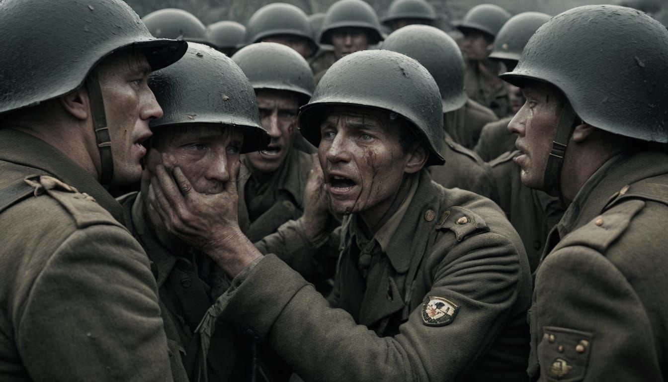 Liberation of Concentration Camp Prisoners by British Soldie...