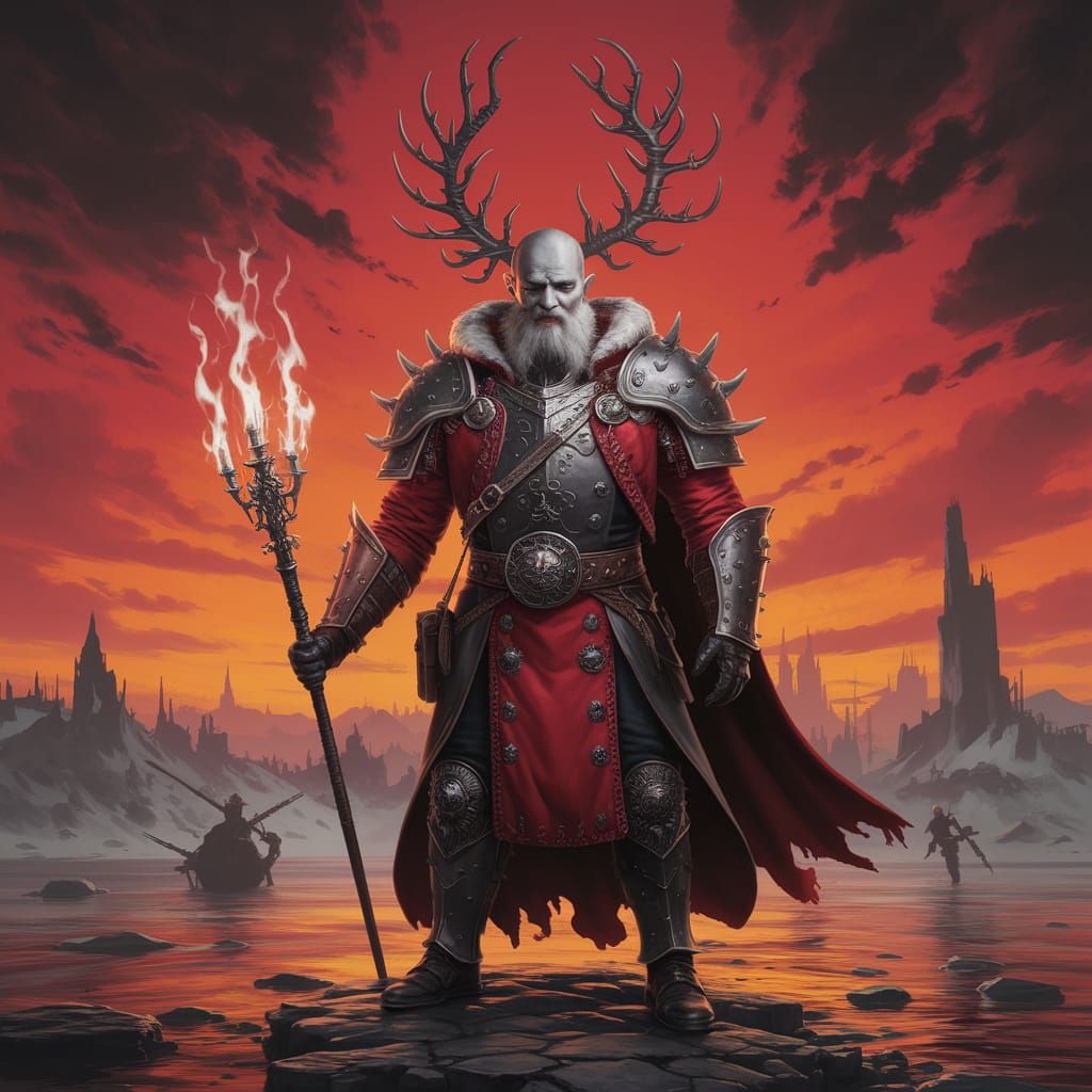 Grimdark Landscape in Romanticism Style