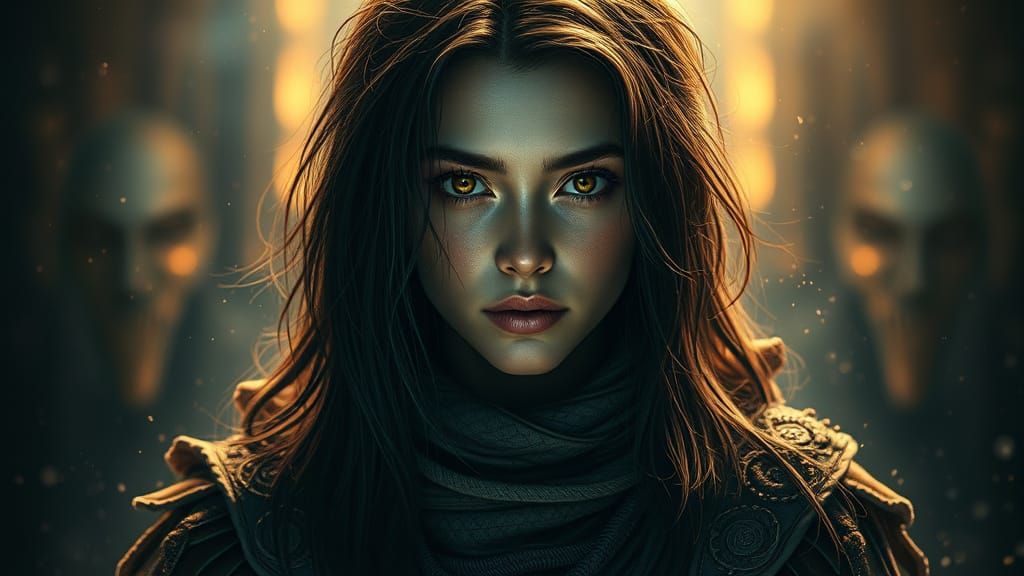 Dramatic Dark Fantasy Portrait in 8k Resolution