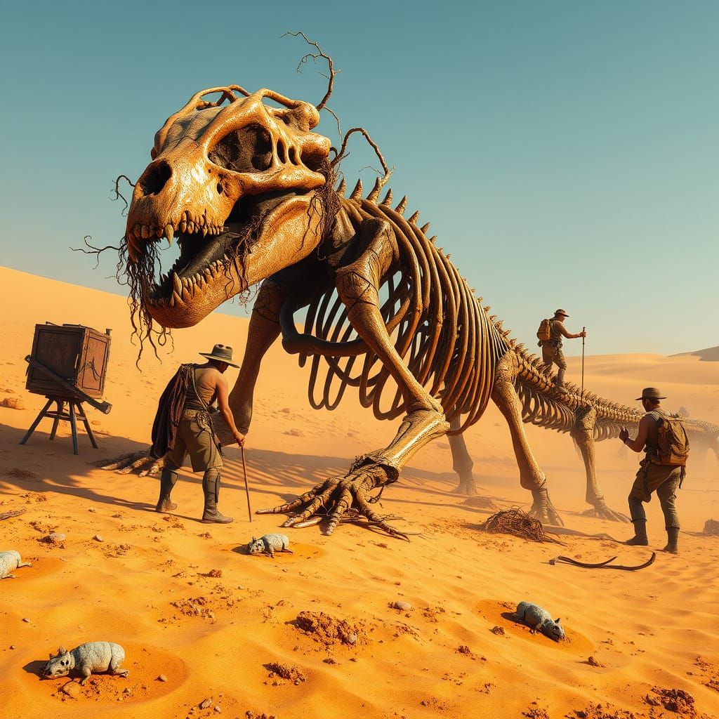 Archaeologists Uncover Ancient Fantastical Skeleton in the D...