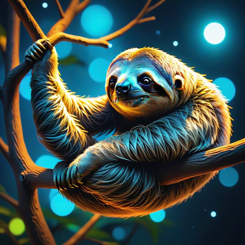 lazy sloth