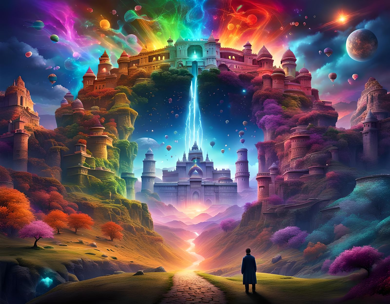 Mystical Portal: A Cinematic Fantasy Scene