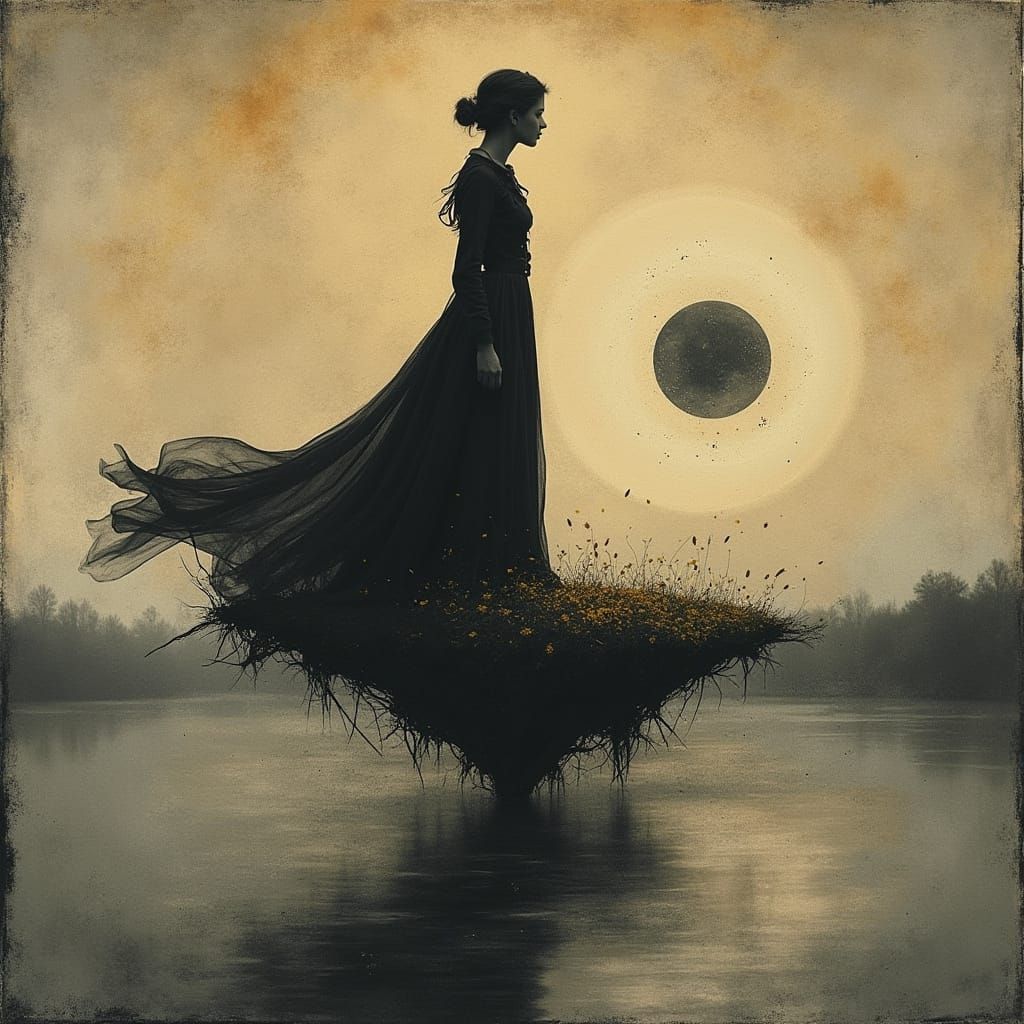 Mystic Aether Dissolves a Floating Island in an Art Nouveau ...