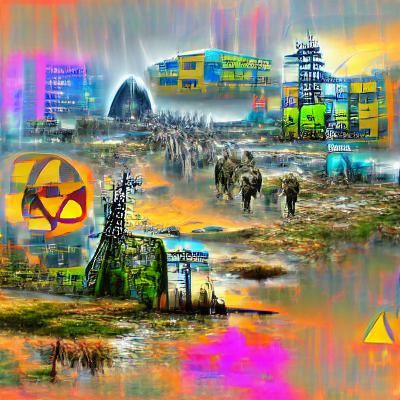 Post-Apocalyptic Nuclear Wasteland in 8k