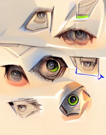 Hyperdetailed Eyes: A Study in Visual Perception