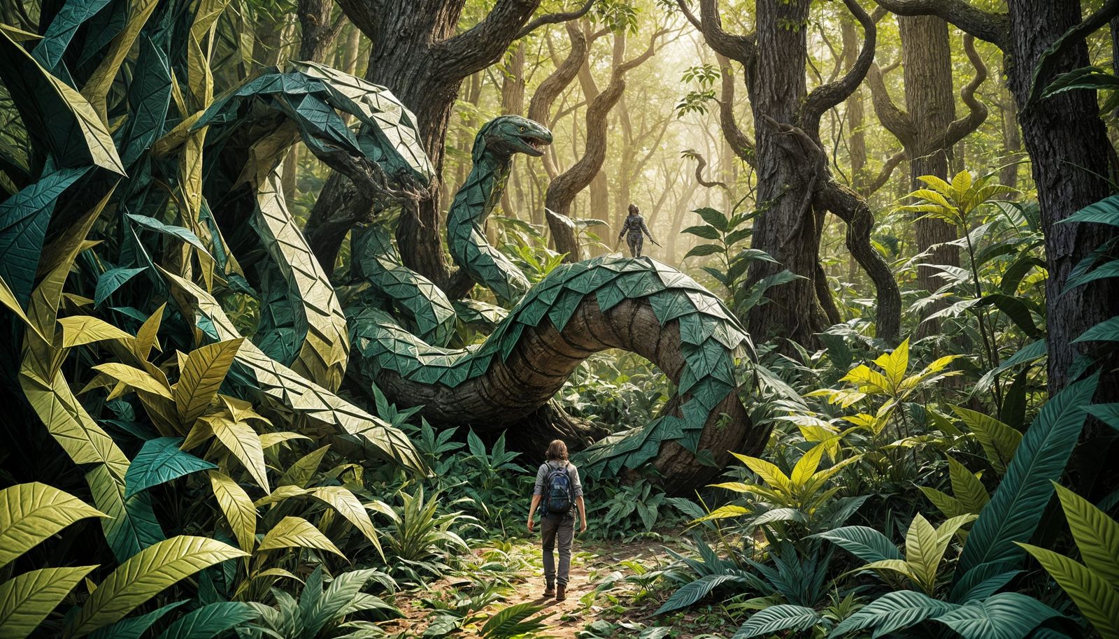 Dystopian Snake filled forest!