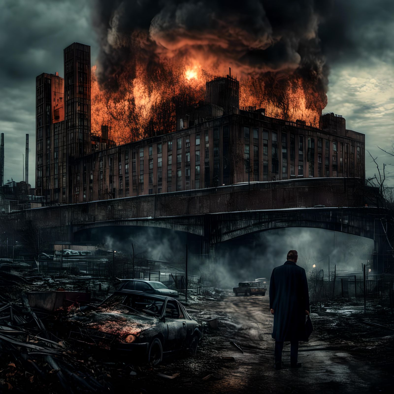 Burning Souls in a Pit of Hate: Digital Matte Painting