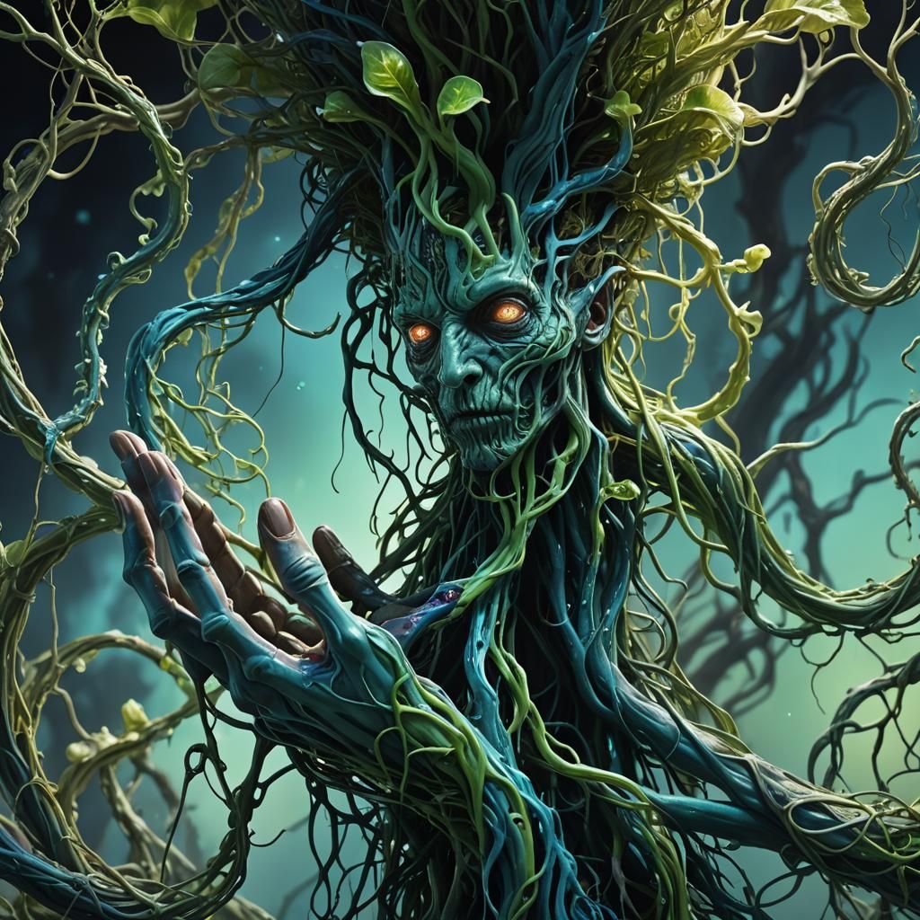 Acid Plant Melts Flesh in Bioluminescent Fusion