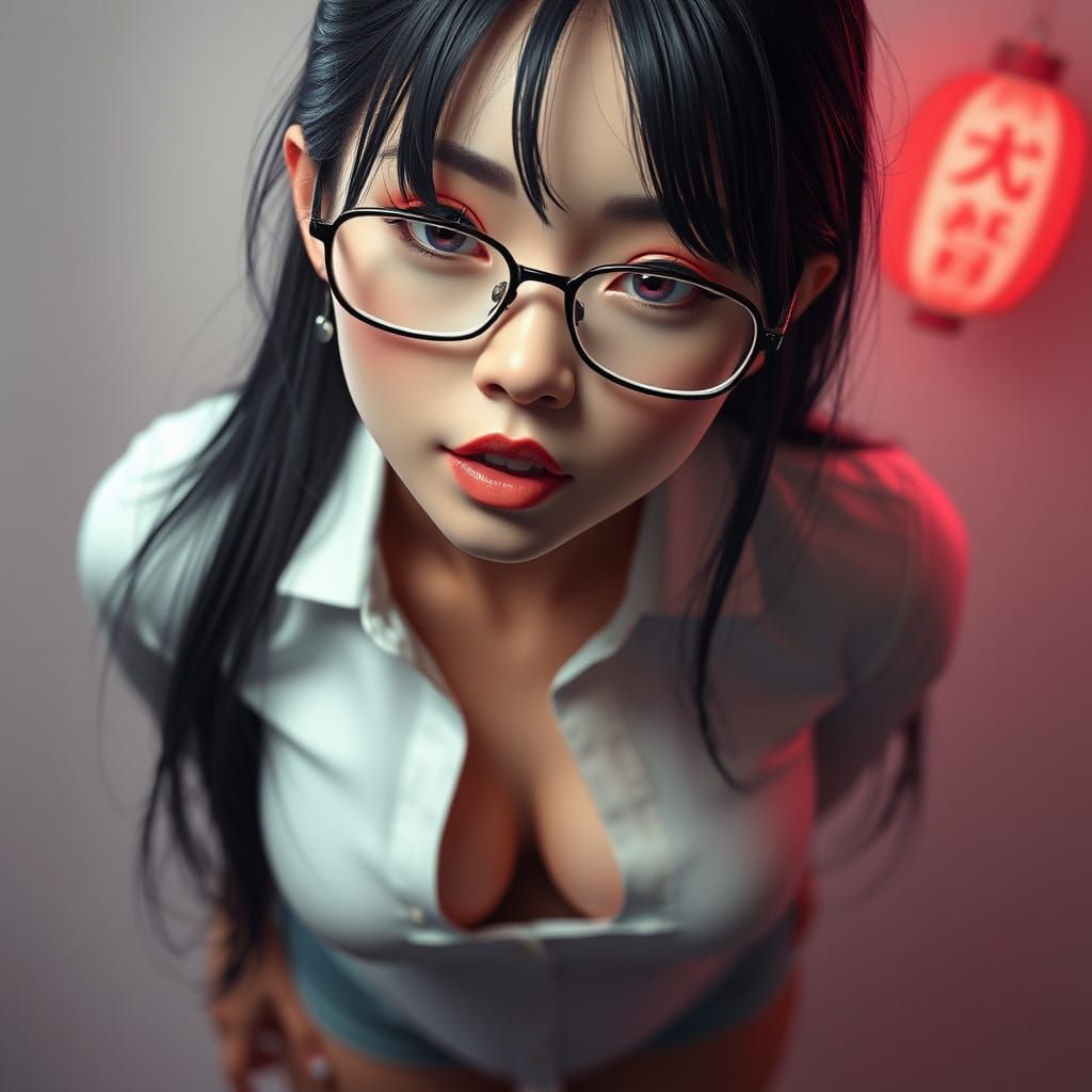 Asian Beauty with Elegant Expression