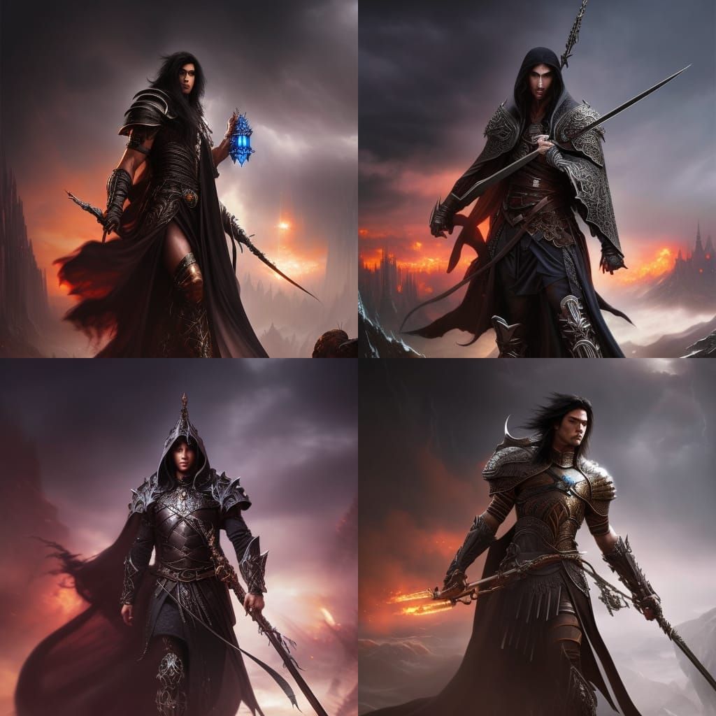 Death Cleric in Hyperrealistic Digital Art