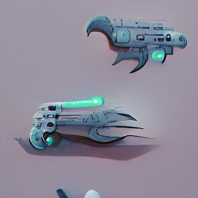 Futuristic Sci-Fi Weapon Design