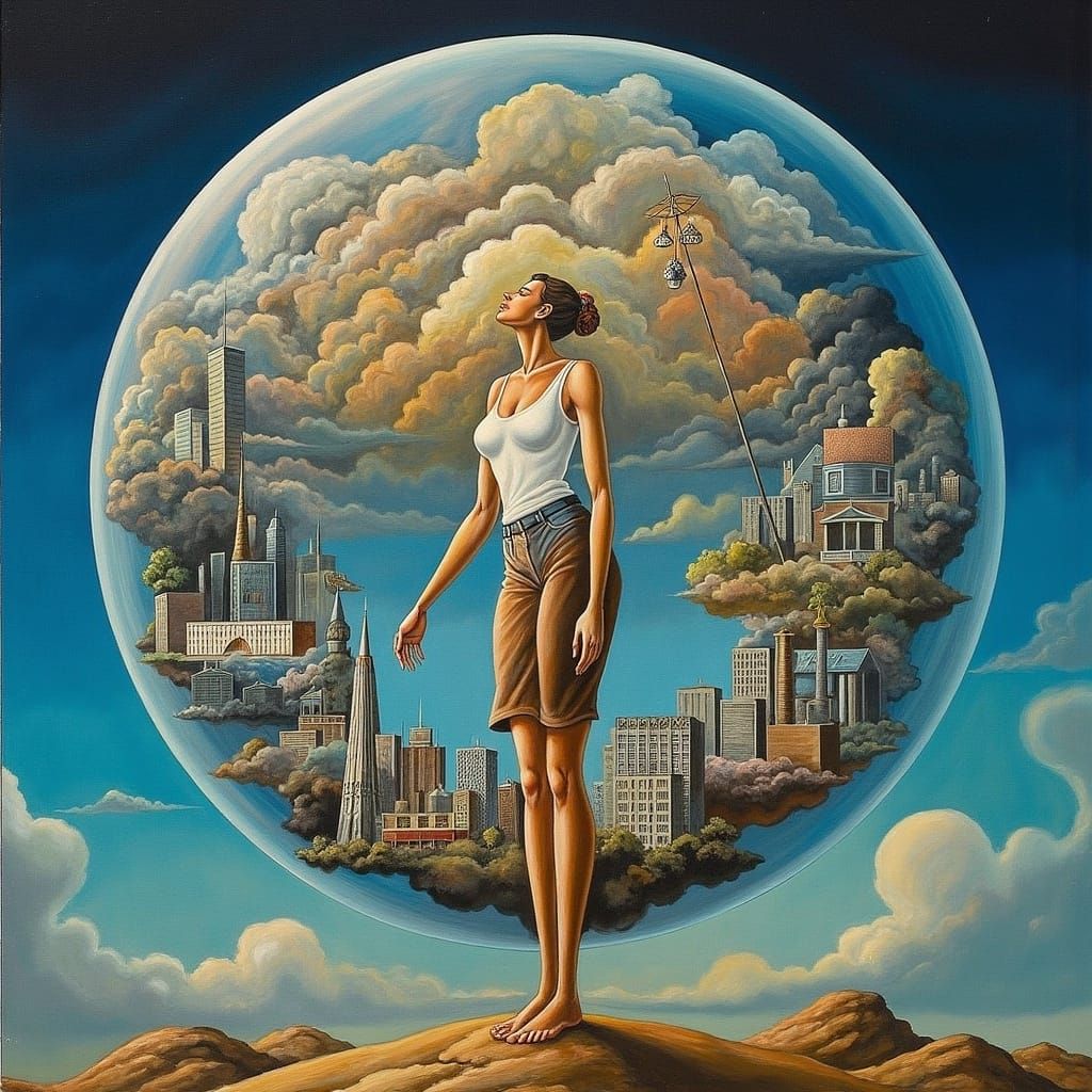 Breaking Free: A Surreal Awakening Beyond Cultural Illusion