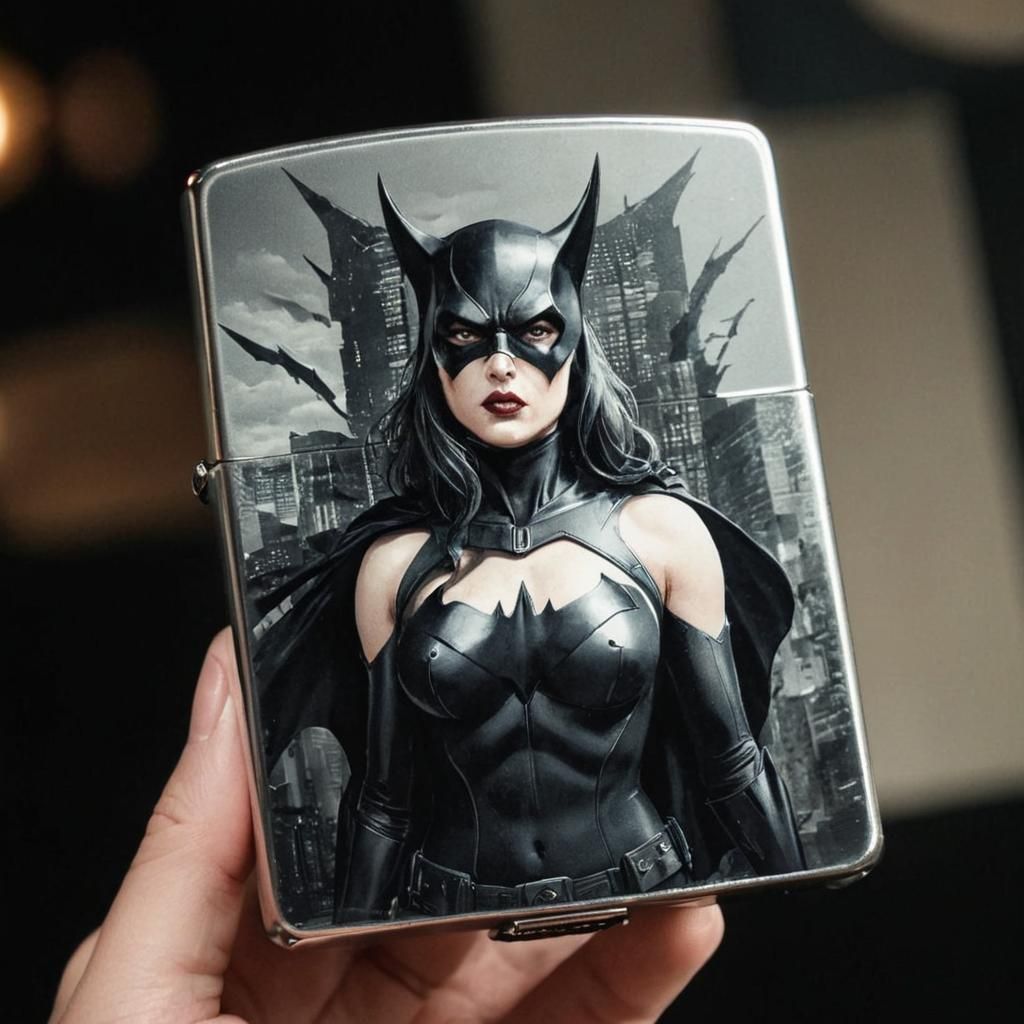 zippo lighter batgirl