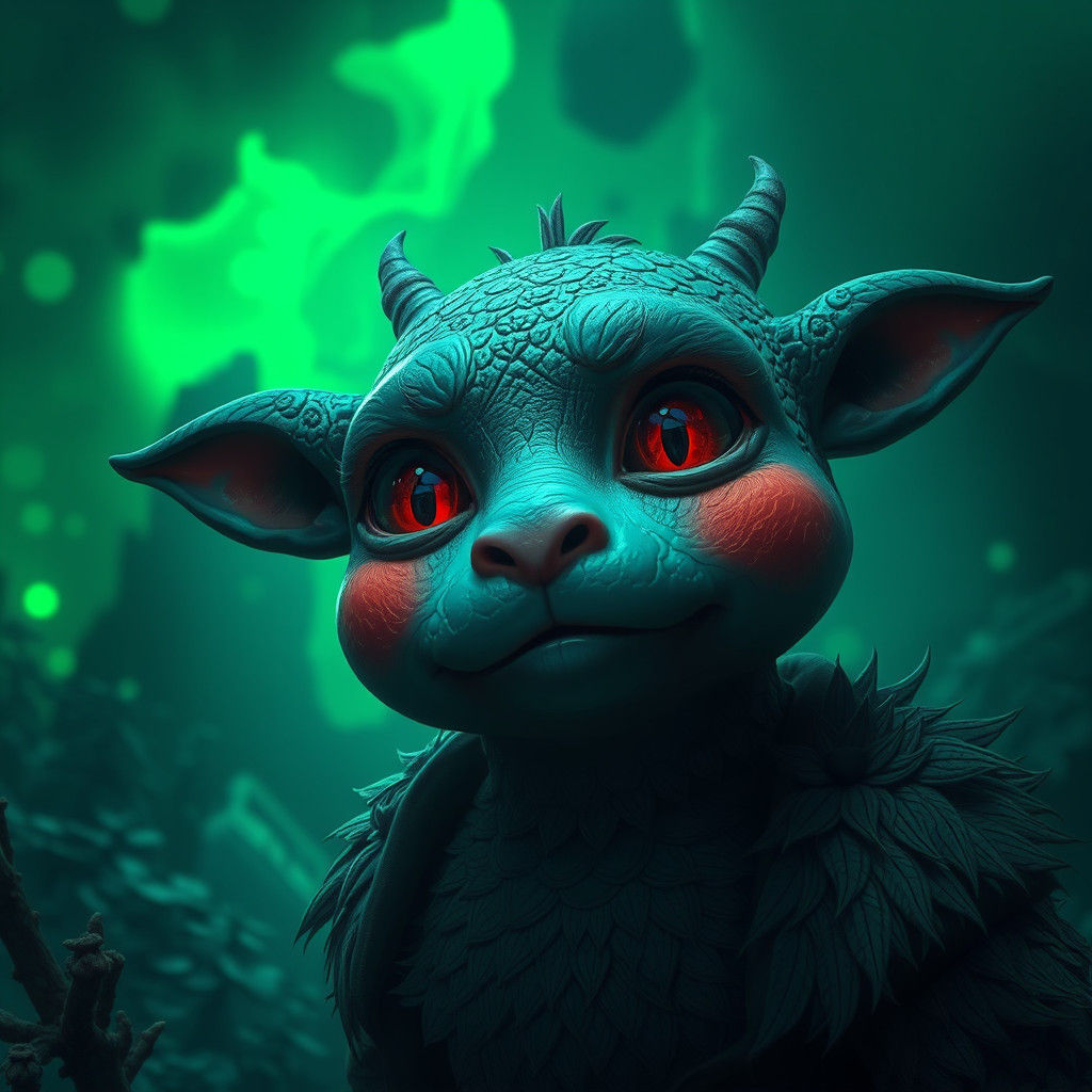 Fantasy Butty Cheeks in High-Detail Digital Art