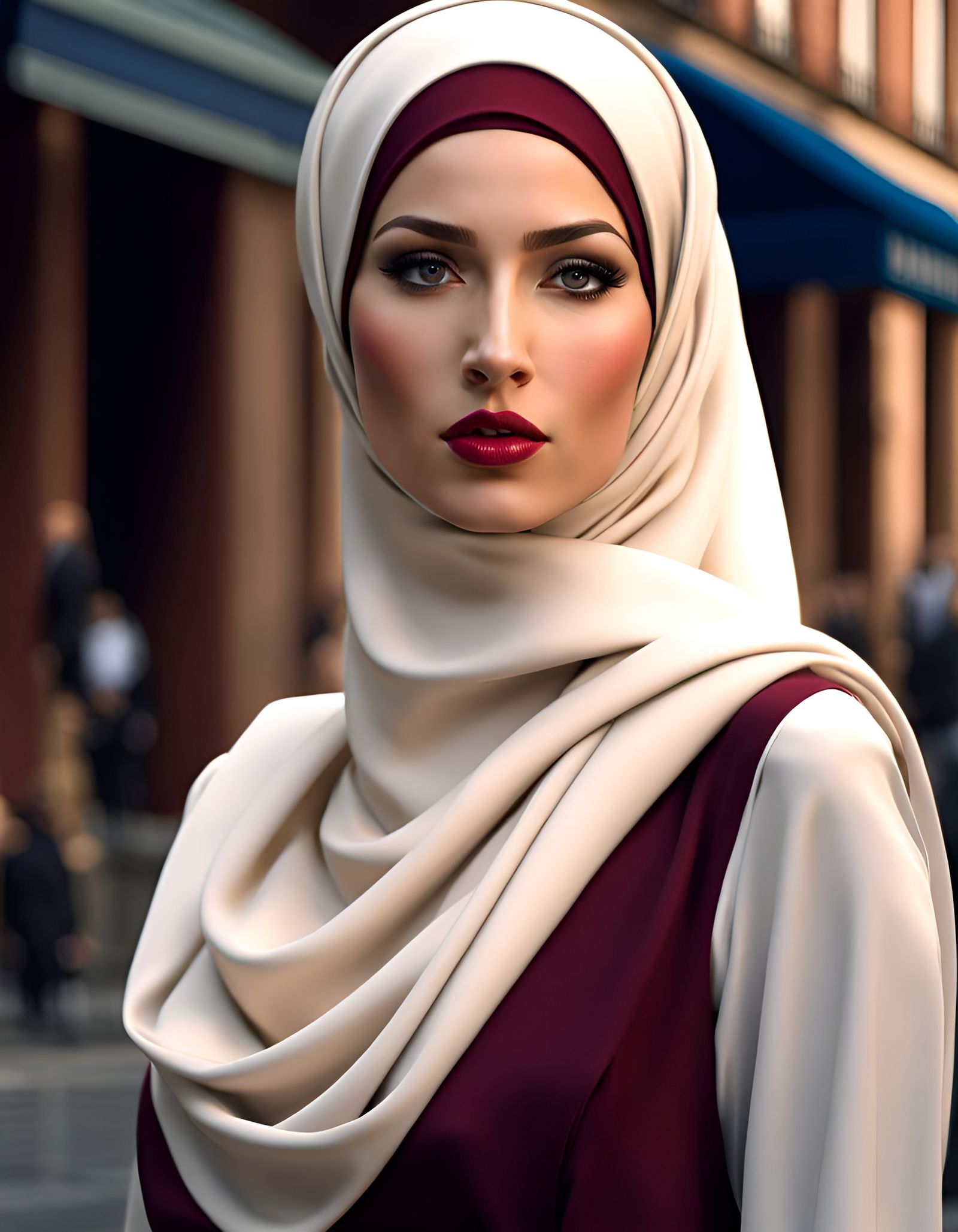 Alluring German Noblewoman in Hamburg