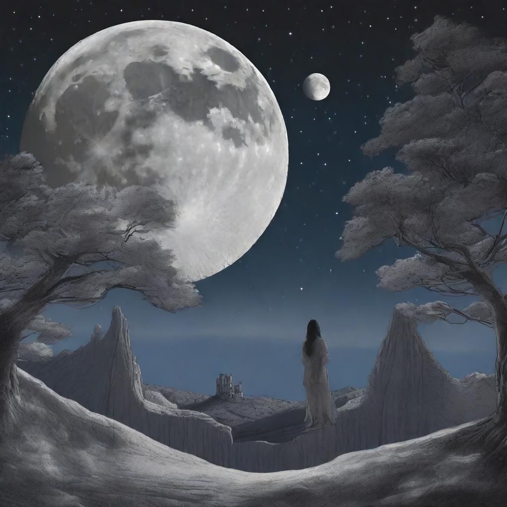 Poet's Lunar Inspiration