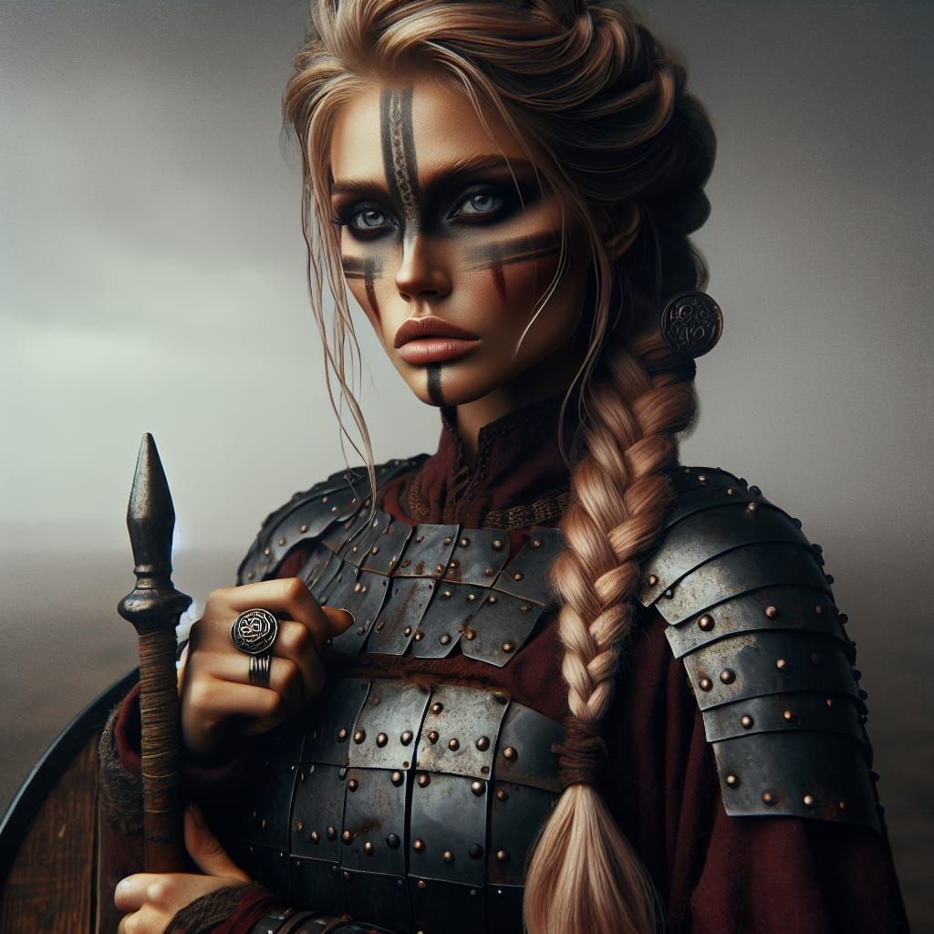 Lithuanian War Goddess Junda Digital Matte Painting