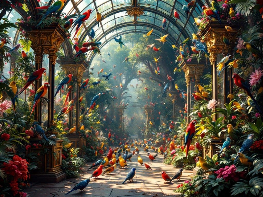 Baroque Aviary in Tropical Paradise