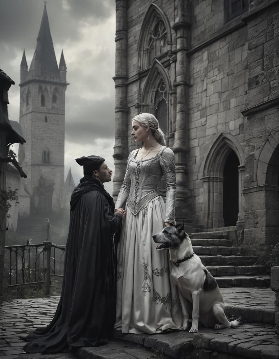 I wonder if he has a chance with her....