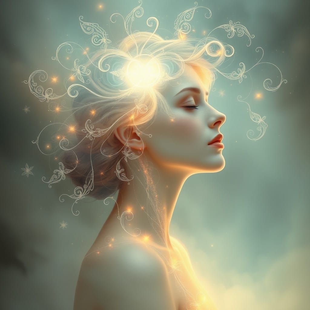 Surreal Elegance in Ethereal Bioluminescence