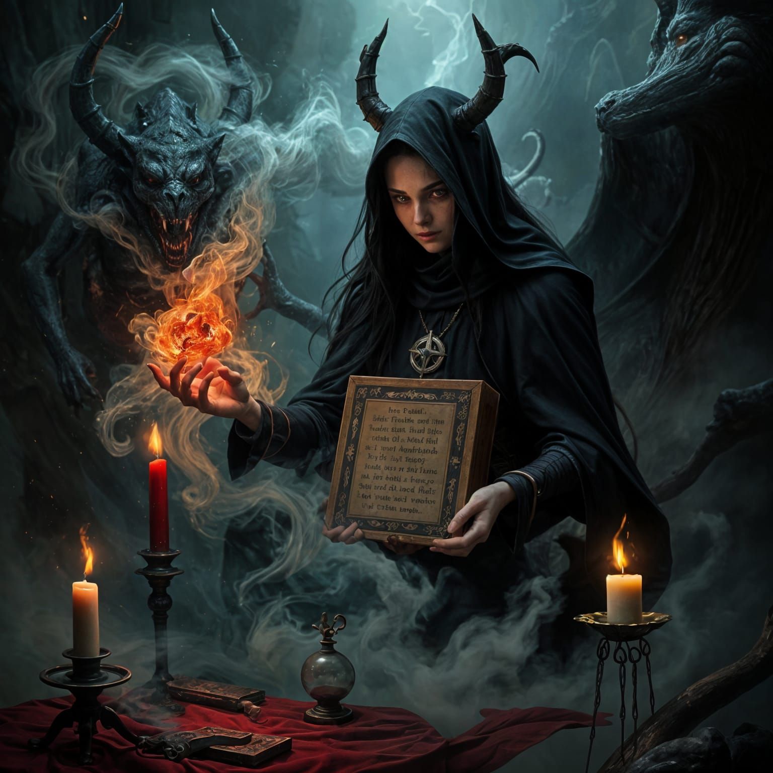 Demonic Alliance Unleashes Dark Forces in Midnight Summoning