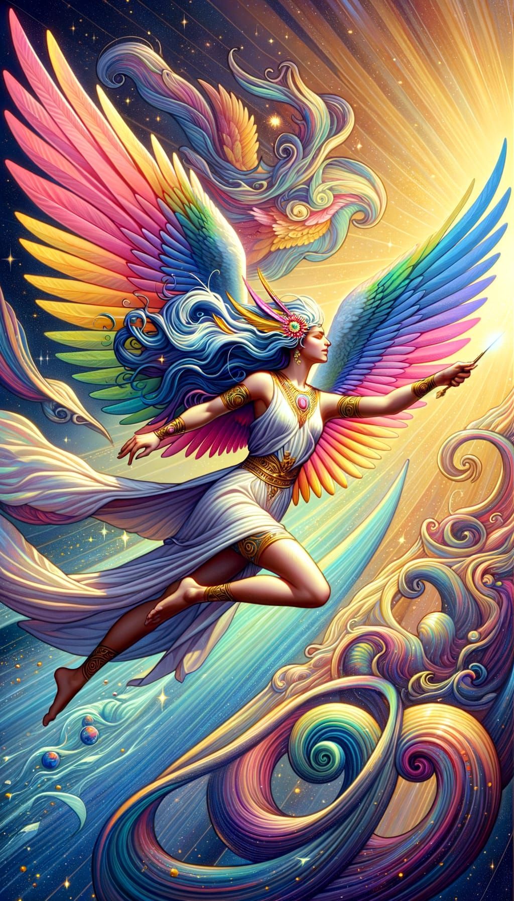 Goddess Iris Delivers a Message