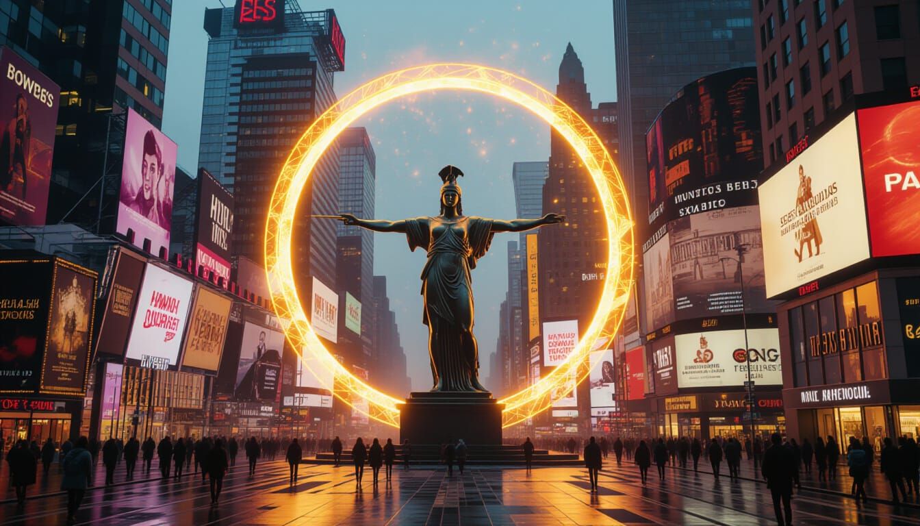 Colossus of Rhodes Portal in Times Square