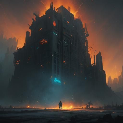 Chaotic Last Day on Earth: A Surreal Artscape