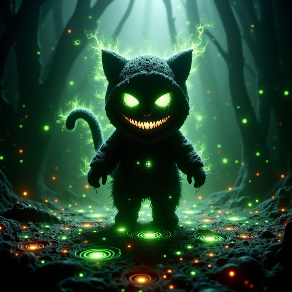 Cheshire Cat Ninja in Rainforest Arena