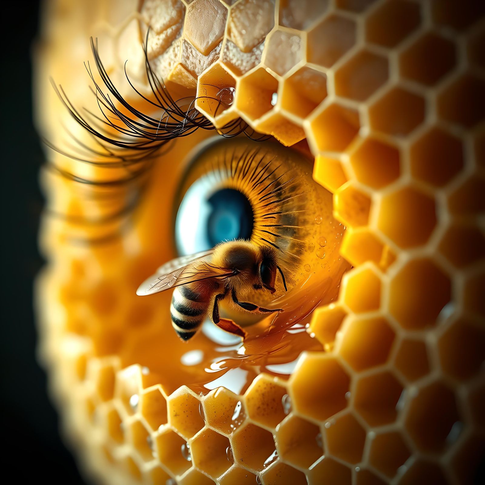 Eye of The Bee Holder