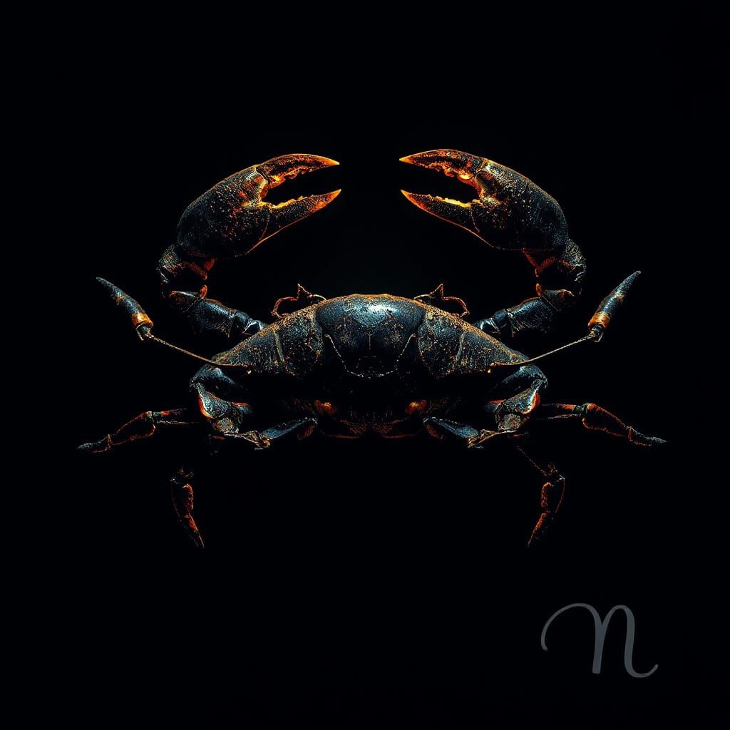 Cancer Zodiac Sign: Realistic Celestial Symbol