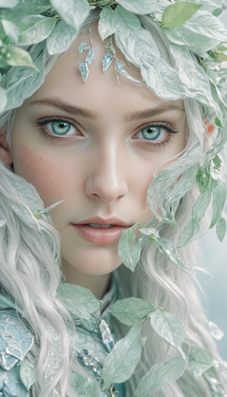 Mysterious Elf Portrait in Photorealistic Style