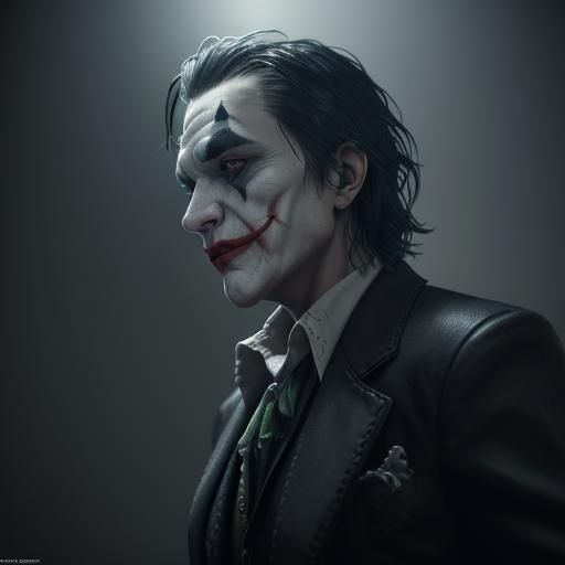 Joker in 3D Game Cinematic Style