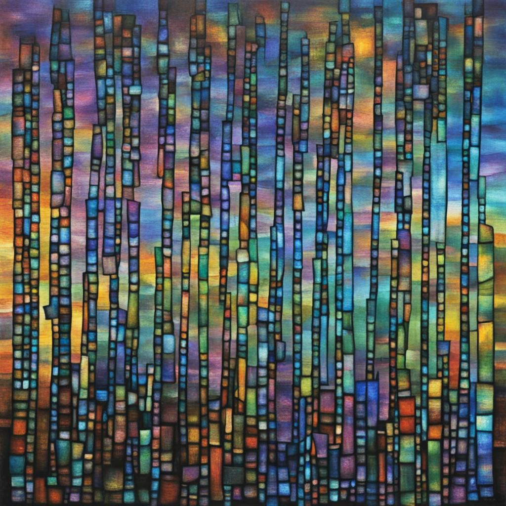 Iridescent Peace Concept in Gaza