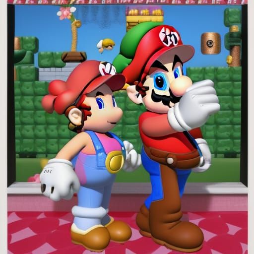 Mario and Peach: A Simple AI Rendition