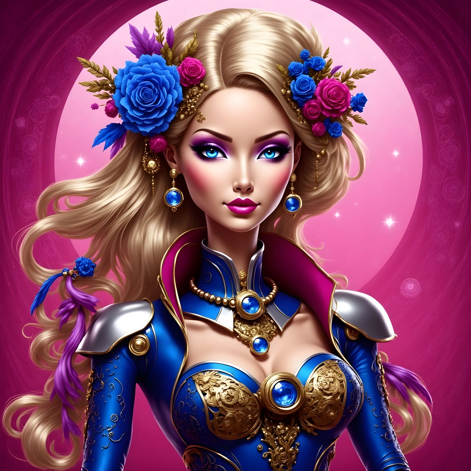 Steampunk Barbie Dwyer Portrait