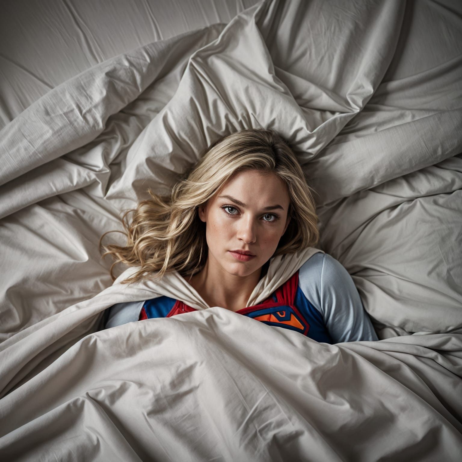 Supergirl Steals Covers: Professional Portrait Photography