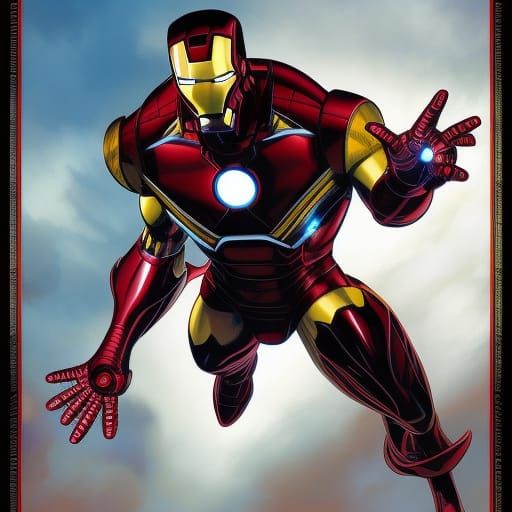 Iron Man Comic Book Art: Brooks and Mumford Style