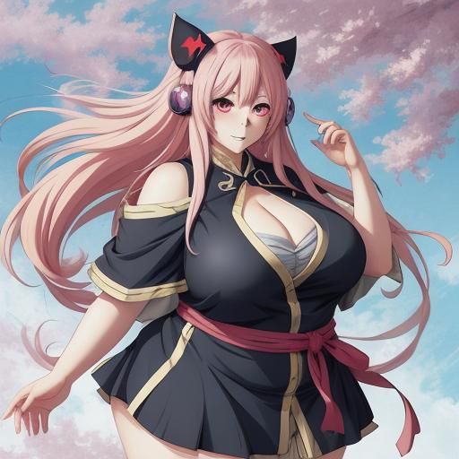 Anime Girl in Japanese Manga Style