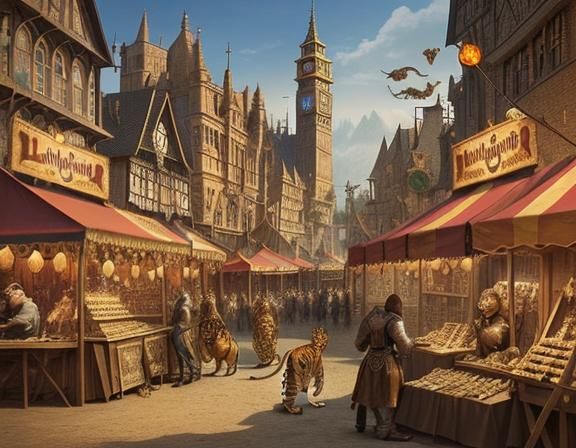 Steampunk Carnival Meets Medieval Market