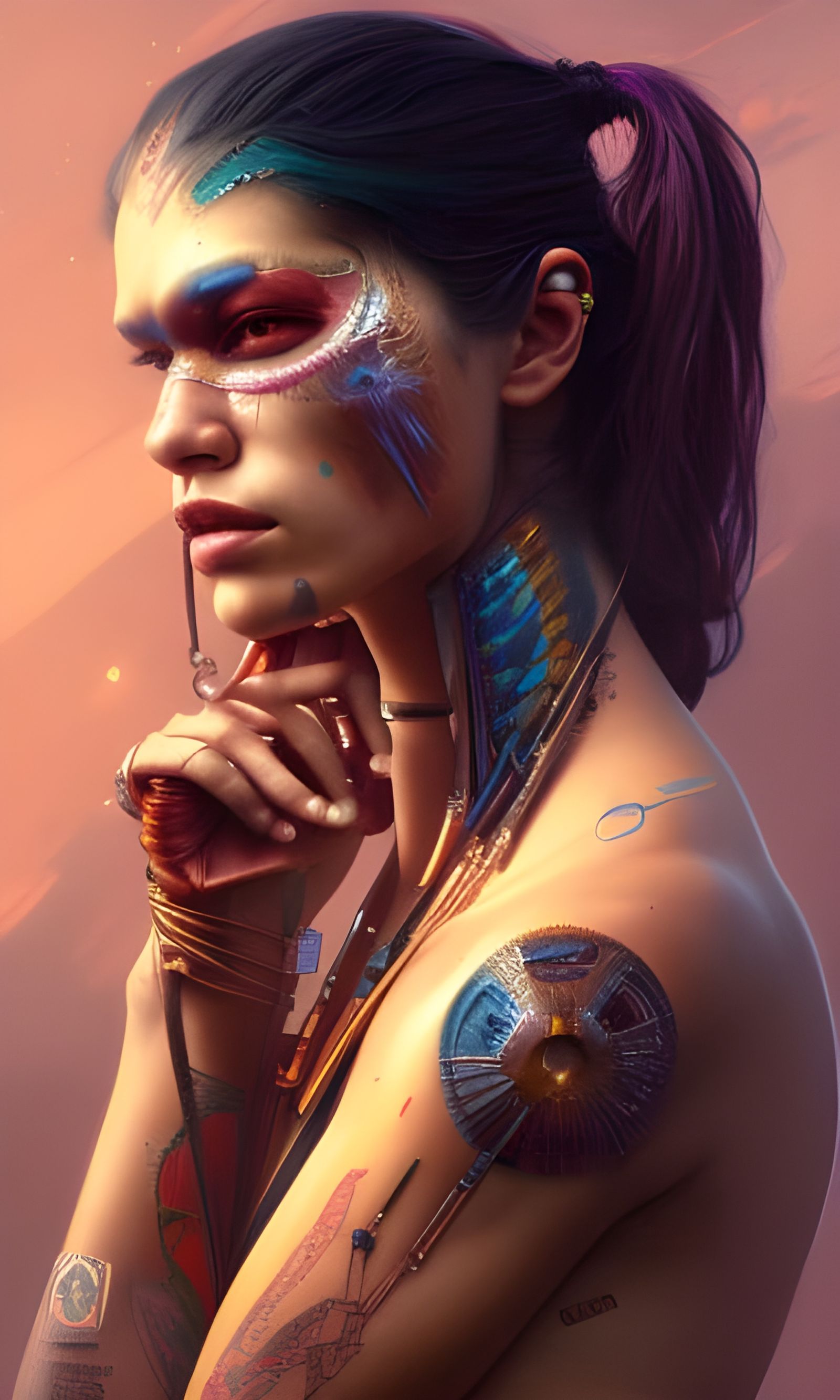 Cyberpunk Cheyenne