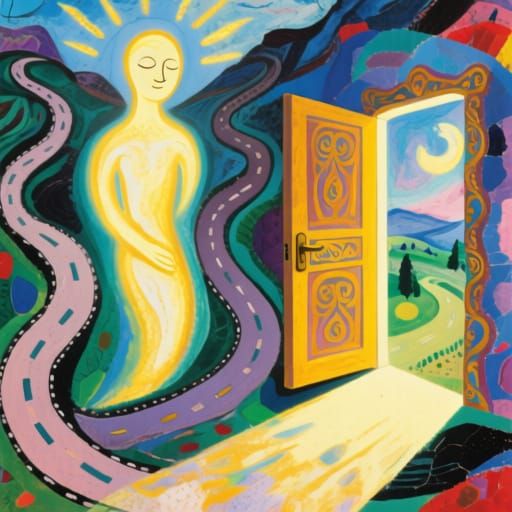 Divine Inspiration Opens Dreamlike Door in Swirling Time Lan...