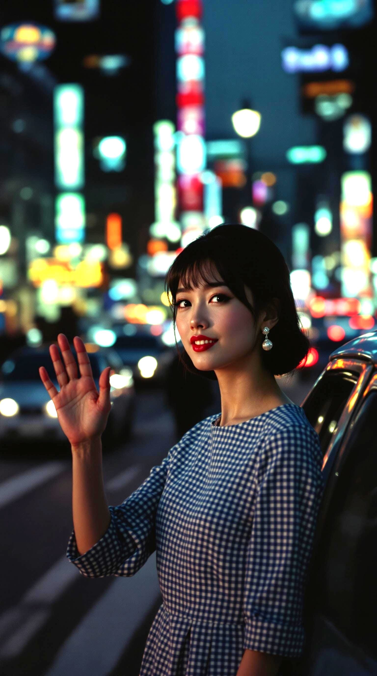 Serene 1960s Tokyo Cityscape in Kodachrome Hues