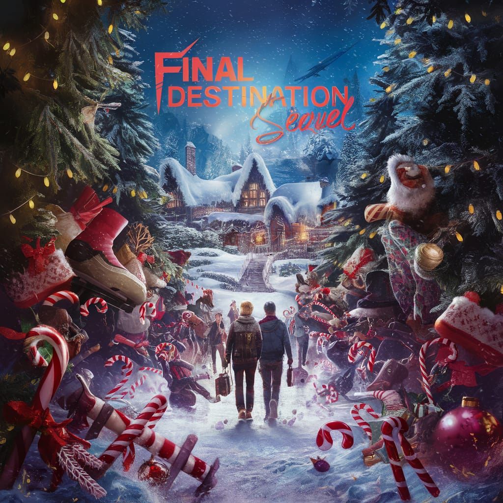 Festive Final Destination Concept Art Poster